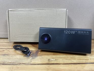 самбуфер для машин: Внешний аккумулятор с быстрой зарядкой 120W Особенности: - Мощность