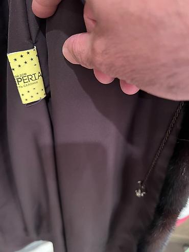 Kürklər: Leninqraddan alinib tezedi.Təbii xəzli qadın kürkü. Tünd qəhvəyi — 5