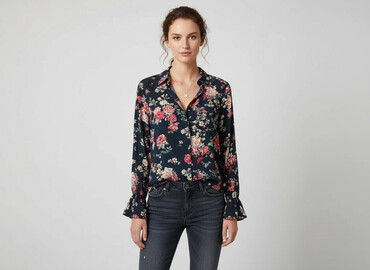 reserved granatowa sukienka: Reserved, Women`s shirt, size XS
