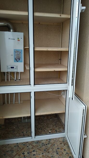 Digər mebel: Plastik şkafların yığılması və quraşdırılması Ağ rəngdə 1 kvadratı 90 — 14