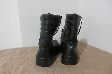 rumenilo max factor: KOZNE VOJNE CIZME br 44 28cm unutrasnje gaziste stopala, potpuno — 3