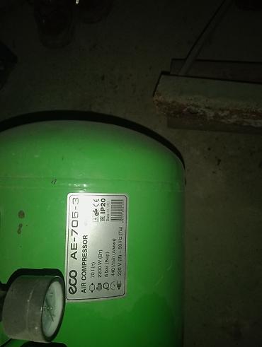 Kompressorlar: Hava kompressoru – CF-70L Texniki göstəricilər: - Reseiver həcmi: 70 — 8