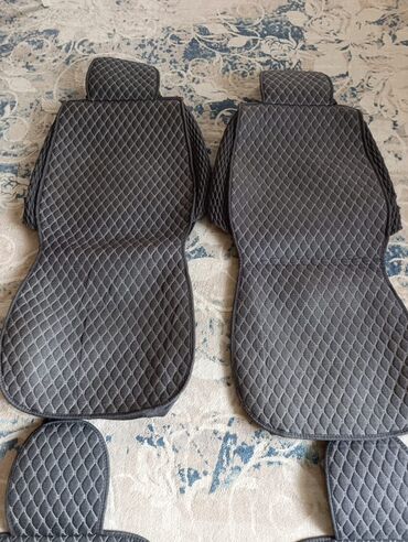 сидение на 2107: Чехлы Велюровые, цвет - Серый, Universal Seat cover