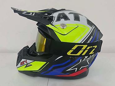 pod 2: Kaciga za motokros/ATV sa naočarima – YEMA Racing - Tip: integralna — 1