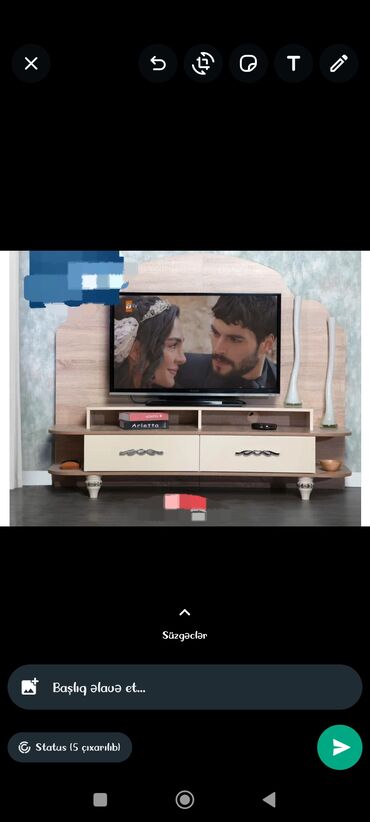 tilvizor alti: Yeni, Düz TV altlığı, Polkalı, Türkiyə