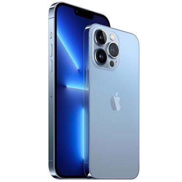 аксессуары на айфон: IPhone 13 Pro, Колдонулган, 128 ГБ, Көк, Кабель, Каптама, 85 %