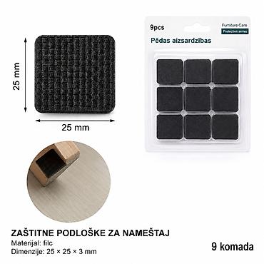 KMT EVA tepih za noge stola 2208197 Praktične zaštitne podloške za