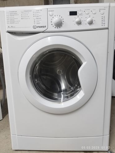 Стиральные машины: Стиральная машина Indesit, Б/у, Автомат, До 6 кг, Компактная — 14