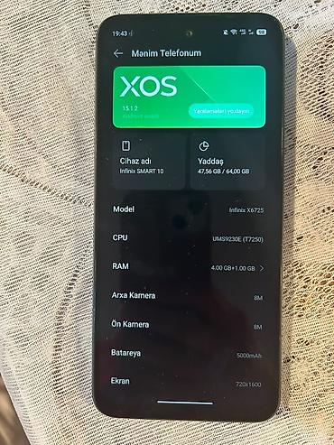 infinix zero 20: Infinix 64 GB, rəng - Qara, Zəmanət — 3