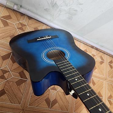 электронный пионино: Акустическая гитара Zpower T-38C-BLS, размер 38", цвет Blue Burst — 4