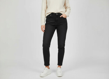 spodnie ze ściągaczami damskie bershka: Bershka, Jeans for women, size M