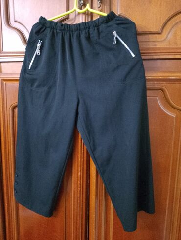 planinarske pantalone: 2XL (EU 44), Saten, bоја - Crna