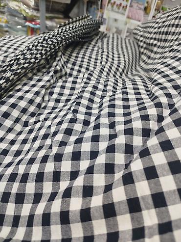 Другой текстиль: Ткани в рулонах — хлопок/хлопковые смеси в клетку и полоску - — 9