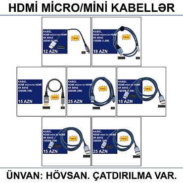 display: HDMİ DVİ VGA Display Port Type-C USB Kabellər 📍Ünvan: Bakı şəh — 4
