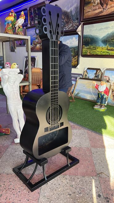 гриф акустической гитары: Уличный камин «ГИТАРА» Креативное украшение вашего двора, украсит Ваш