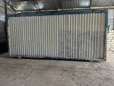 konteyner satilir: Metal konteyner otaq - Ölçü: təxminən 6 m uzunluq, 2.4 m en, 2.5 m — 2