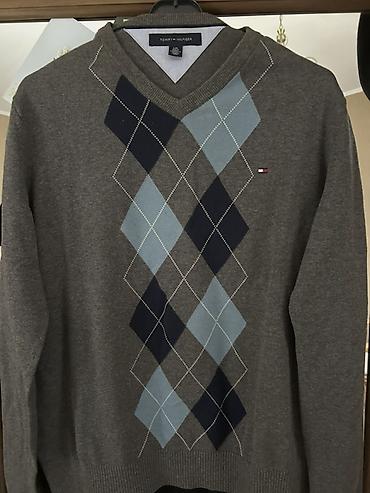 Свитера: Мужской свитер, L, Tommy Hilfiger, Новый, цвет - Серый, Самовывоз — 2