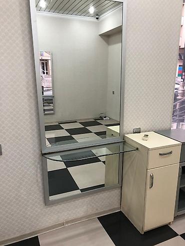 berber mebeli: Gözəllik salonu üçün mebel dəsti - Qırmızı salon kresloları – — 7