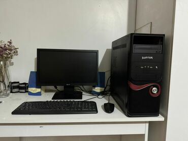 Настольные ПК и рабочие станции: Компьютер, ядер - 8, ОЗУ 4 ГБ, Для несложных задач, Б/у, SSD