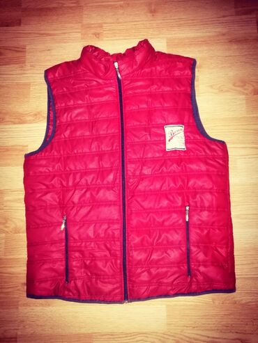 brušena koža jakna: M (EU 38), L (EU 40), XL (EU 42), color - Red