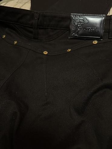 мужской шым: Черные брюки Versace Collection ОРИГИНАЛ, НОВЫЕ - Модель — 3