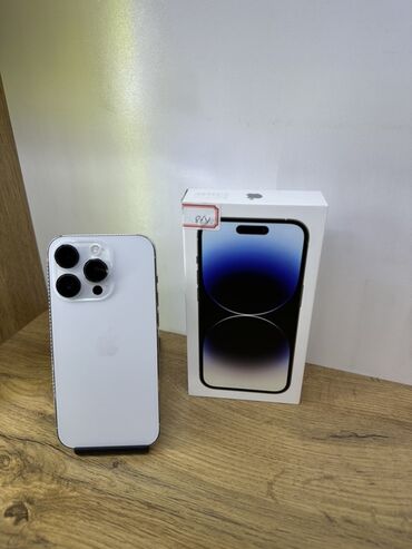 переходник на макбук: IPhone 14 Pro, 128 ГБ, Серебристый, Коробка, 85 %
