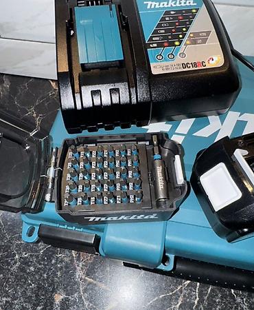 Дрели: Дрель шуруповерт makita 18v Дрeль-шурупoвеpт аккумулятoрная ударнaя — 8