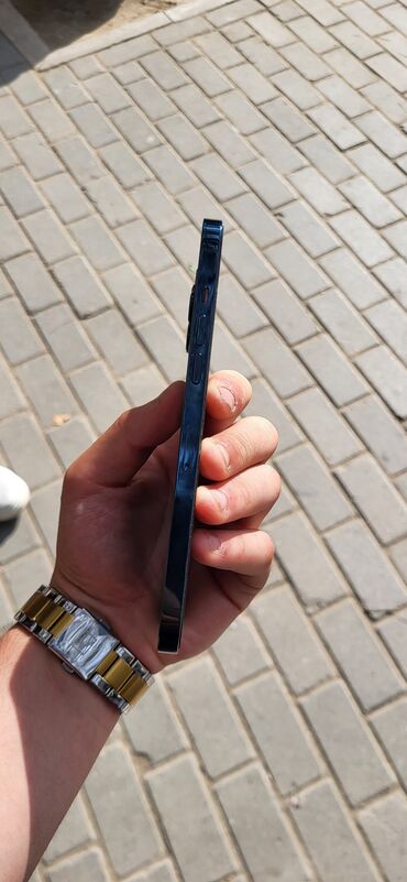 Apple iPhone: IPhone 12 Pro Max, 256 GB, Pacific Blue, Barmaq izi, Face ID, Sənədlərlə — 3