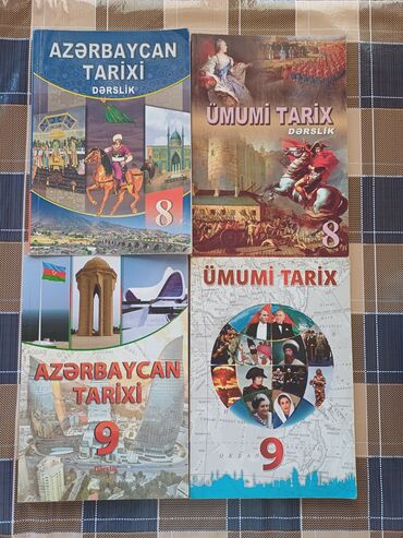 tarix testleri 6 ci sinif: Azerbaycan tarixi ve Umumi tarix sinif kitablari ayri ayriliqda 3 Azn