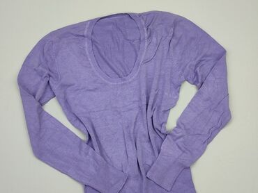 fioletowa eleganckie bluzki: Sweter, M, stan - Dobry