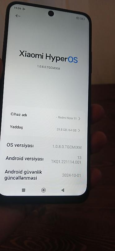 redmi note 6 pro irsad: Redmi Note 11, 64 GB, rəng - Qara — 3