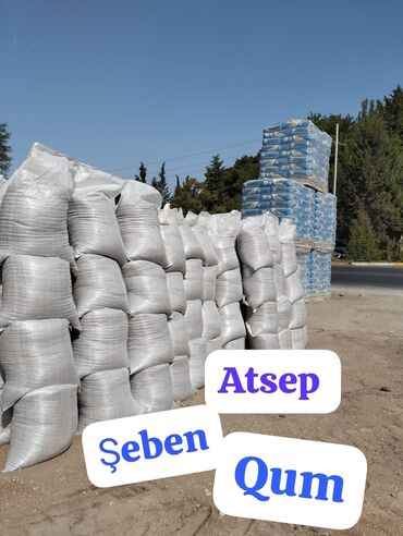 Şlaq: Qumşeben, atsep,sementin topdan və pərakəndə satışı mağazası.bir — 2