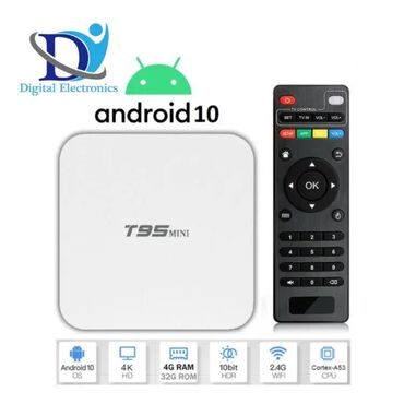 sputnikovoe kabelnoe tv: Приставка TV BOX T95 mini Android 10.0 | Гарантия + Доставка • На OS