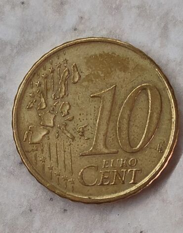 qizil sikke: 10 euro cent