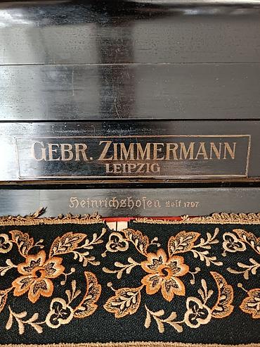 табла: Фортепиано Gebr. Zimmermann, Leipzig - Вертикальное пианино немецкой — 4