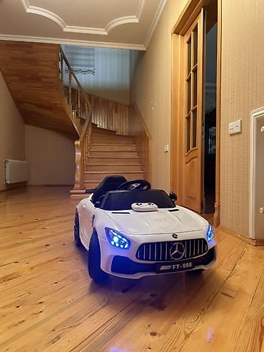 uşaq geyimləri brend: Uşaq elektrik avtomobili – Mercedes üslubunda, ağ rəng - Güclü — 2