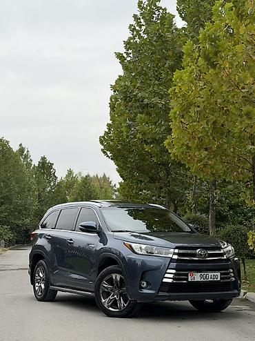 Toyota: Toyota Highlander: 2018 г., 3.5 л, Вариатор, Гибрид, Кроссовер — 2