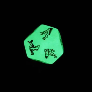 светящиеся камни: Эротические кубики с позами для секса, 12 граней Данная секс игрушка