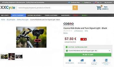 Dodaci za bicikl: Cosmo Connected – pametno zadnje svetlo za bicikl/kacigu sa žmigavcima — 13