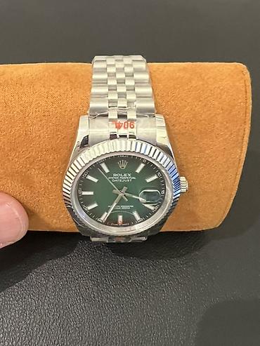 blue good lux: Rolex saatlar – polad korpus və polad qolbaq, relyefli bəzəkli — 9