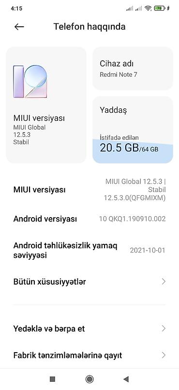 4 ilə samsung galaxy almaq: Redmi Note 7, 64 GB, rəng - Çəhrayı, Sensor, Barmaq izi, İki sim kartlı — 2
