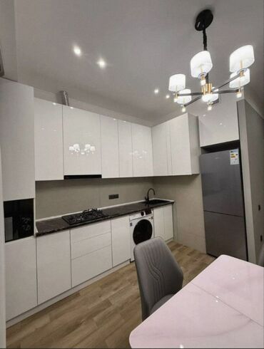 квартира долгосрочное кызыл аскер: 1 комната, 42 м², Элитка, 3 этаж, Дизайнерский ремонт