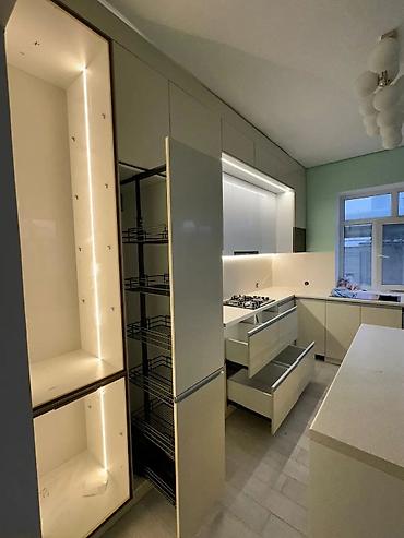 Кухонные гарнитуры: Кухонный гарнитур, Новый, МДФ, Бесплатная доставка — 3