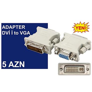 mini kompüter: DVİ Adapterlər/Konverterlər (Çeviricilər) ⭐DVİ İ (24+5) to VGA – 5 AZN — 6