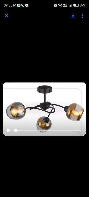bacac diska: Plafonska lampa sa 3 svetiljke – moderni dizajn - Tip — 3