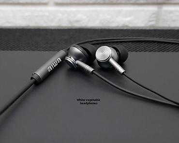logitech 435: Проводные вакуумные наушники, Aiwa, Новый, цвет - Серый — 3