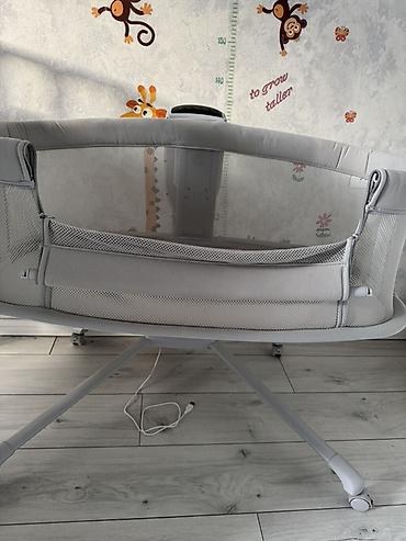 aux kabel: Elektron beşik/yan beşik – boz rəng - Yumşaq oval konstruksiya — 3