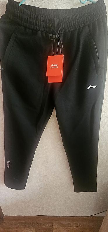 nike machomai 2: Спортивные брюки Li-Ning, черные. - Модель: джоггеры. - Талия на — 1