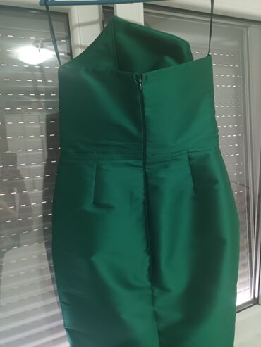 svecane haljine za zene preko 50: L (EU 40), color - Green, Evening, Without sleeves