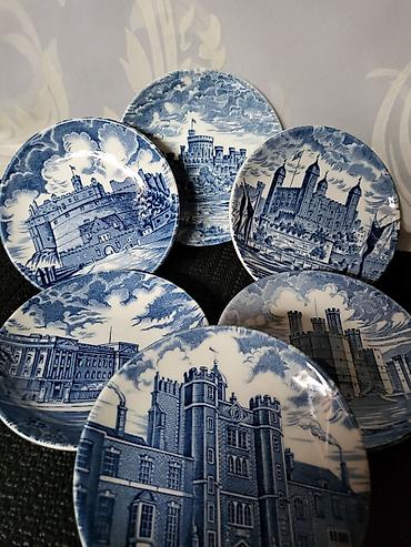 Kuhinjski setovi: Engleski podmetaci za case,solje itd.Royal Homes iz 70ih.god — 2